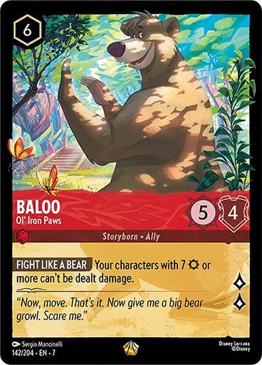 Baloo - Ol' Iron Paws (Non - foil) - Con T de Tlacuache - Ravensburger