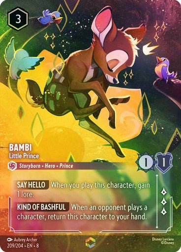 Bambi - Little Prince (Inkwash Foil) - Con T de Tlacuache - Ravensburger