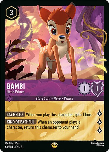 Bambi - Little Prince (Non - foil) - Con T de Tlacuache - Ravensburger