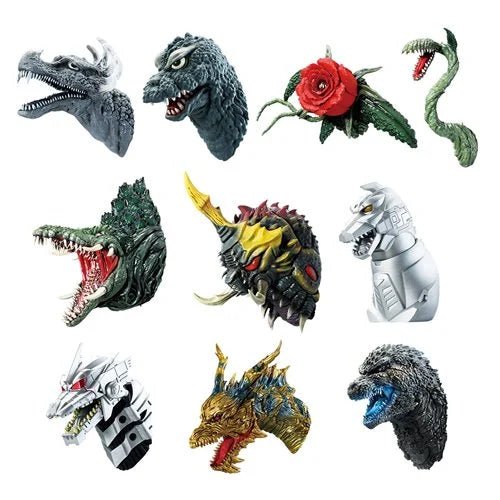 Bandai Ichibansho Zakka Godzilla Monster Head Magnet (Godzilla 70th Anniversary) - Con T de Tlacuache - Bandai