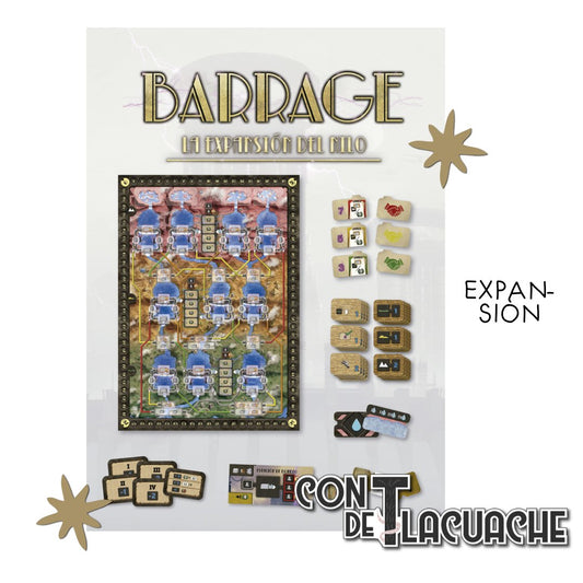 Barrage - La Expansion del Nilo | Maldito Games - Con T de Tlacuache - Maldito Games