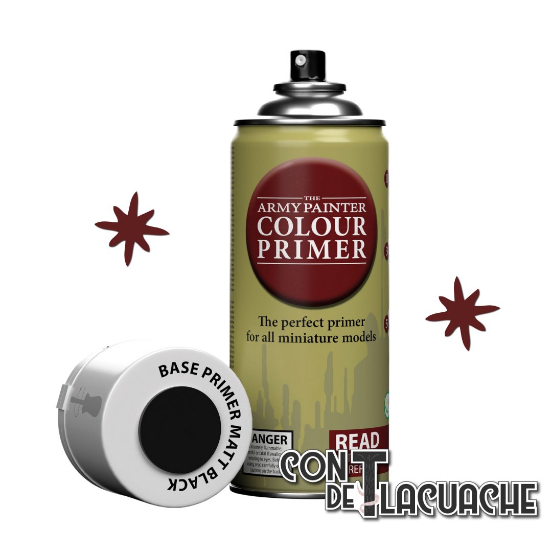 Base Primer Matt Black Undercoat | The Army Painter - Con T de Tlacuache - The Army Painter