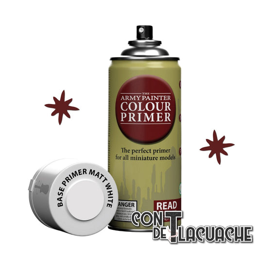 Base Primer Matt White Undercoat | The Army Painter - Con T de Tlacuache - The Army Painter