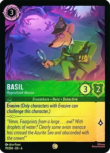 Basil - Hypnotized Mouse ( Cold Foil ) - Con T de Tlacuache - Ravensburger