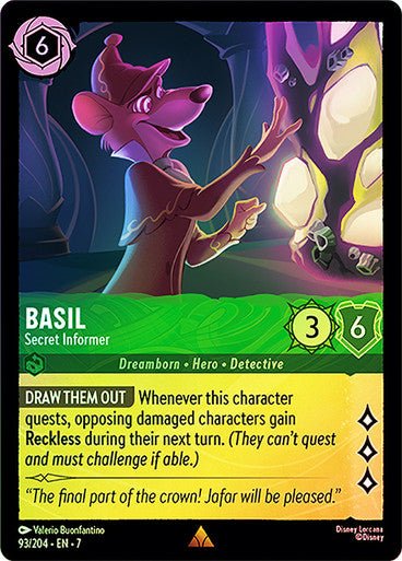 Basil - Secret Informer (Cold Foil) - Con T de Tlacuache - Ravensburger