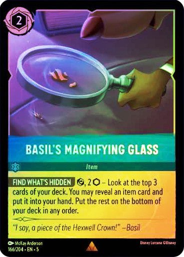 Basil's Magnifying Glass (Cold Foil ) - Con T de Tlacuache - Ravensburger