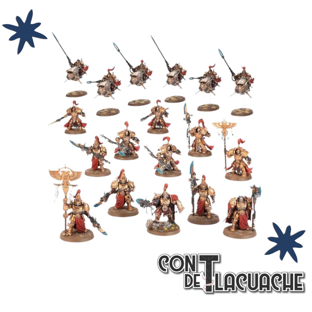 Battle Force Adeptus Custodes AURIC CHAMPIONS | Games Worshop - Con T de Tlacuache - Games Workshop