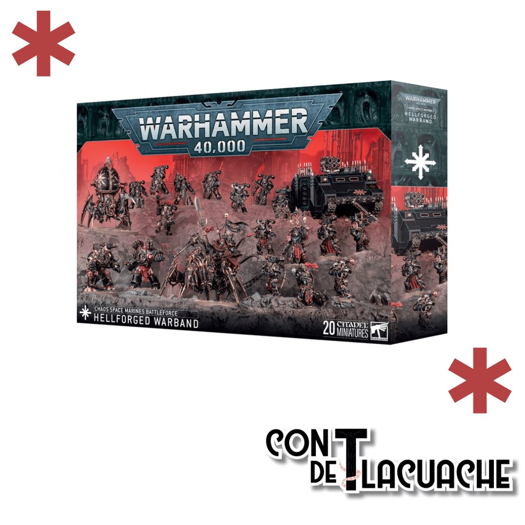 Battleforce Chaos Space Marine Hellforged Warband | Games Workshop - Con T de Tlacuache - Games Workshop