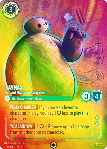 Baymax - Personal Healthcare Companion ( Inkwash Foil ) - Con T de Tlacuache - Ravensburger