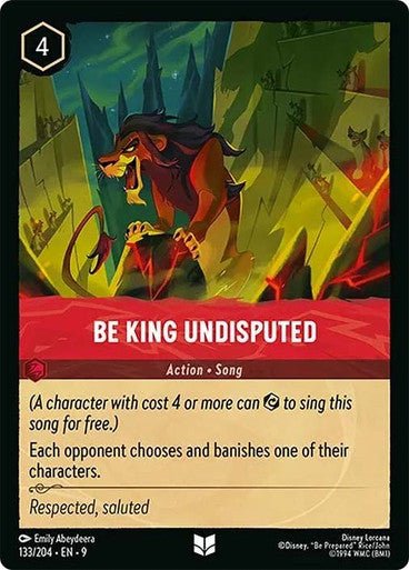 Be King Undisputed (Non - foil) - Con T de Tlacuache - Ravensburger