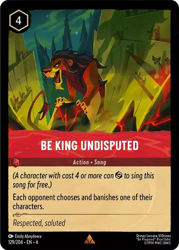 Be King Undisputed ( Non-foil ) | Ravesburger