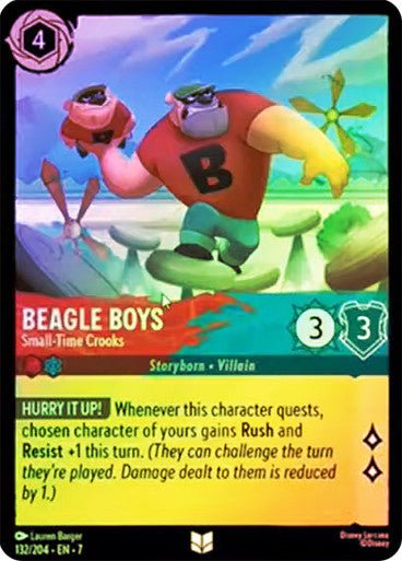 Beagle Boys - Small - Time Crooks (Cold Foil) - Con T de Tlacuache - Ravensburger