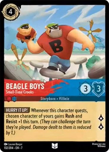 Beagle Boys - Small - Time Crooks (Non - foil) - Con T de Tlacuache - Ravensburger