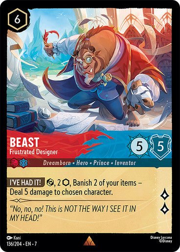 Beast - Frustrated Designer (Non - foil) - Con T de Tlacuache - Ravensburger