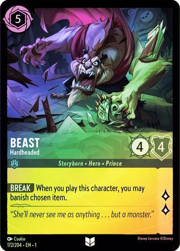 Beast - Hardheaded ( Cold Foil ) - Con T de Tlacuache - Ravensburger