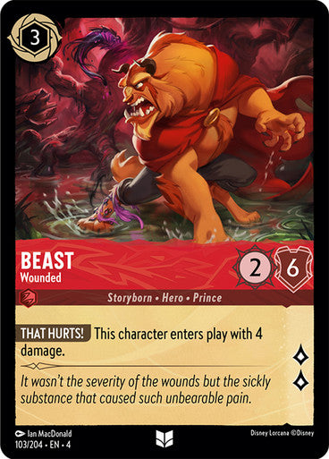 Beast - Wounded ( Non-foil ) | Ravesburger