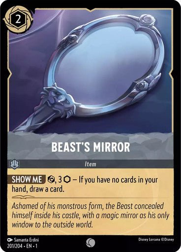 Beast's Mirror ( Non - foil ) - Con T de Tlacuache - Ravensburger