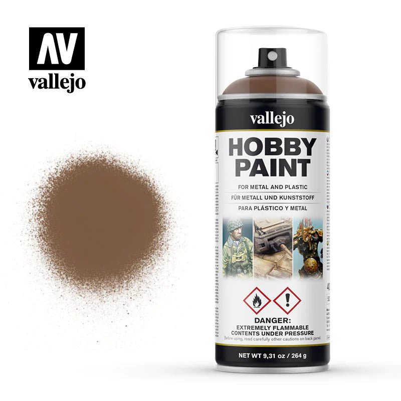 Beasty Brown Hobby Paint In Spray 400ml (28019) | Vallejo - Con T de Tlacuache - Vallejo