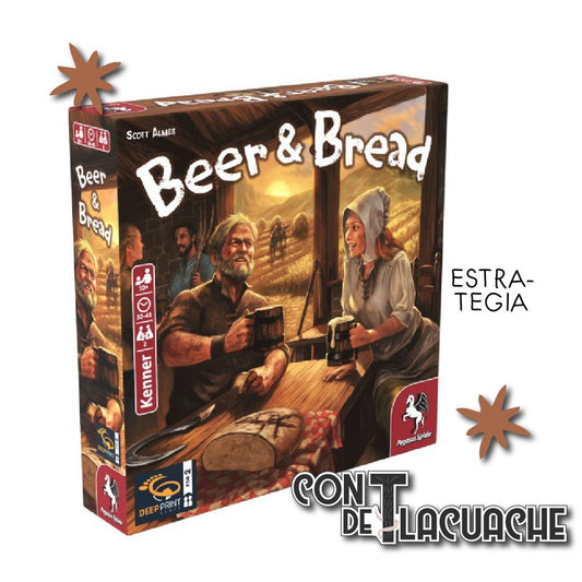 Beer & Bread ( Cerveza y Pan) | Deep Print Games - Con T de Tlacuache - Deep Print