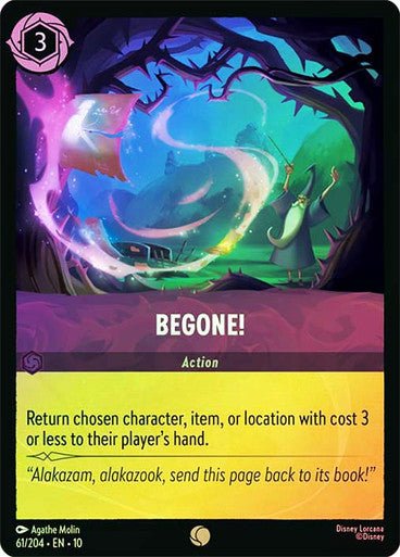 Begone! (Cold Foil) - Con T de Tlacuache - Ravensburger