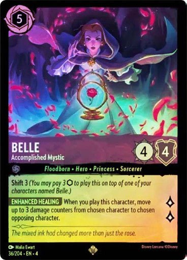 Belle - Accomplished Mystic ( Cold Foil ) | Ravesburger - Con T de Tlacuache - Ravensburger