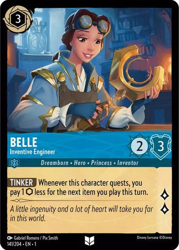 Belle - Inventive Engineer ( Non - foil ) - Con T de Tlacuache - Ravensburger