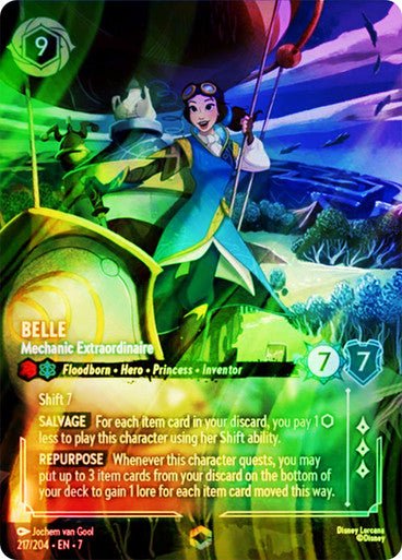 Belle - Mechanic Extraordinaire (Inkwash Foil) - Con T de Tlacuache - Ravensburger