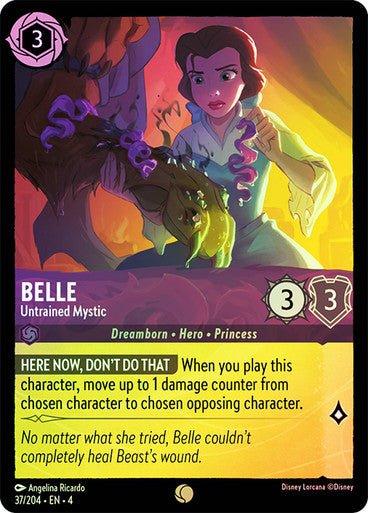 Belle - Untrained Mystic ( Cold Foil ) | Ravesburger - Con T de Tlacuache - Ravensburger