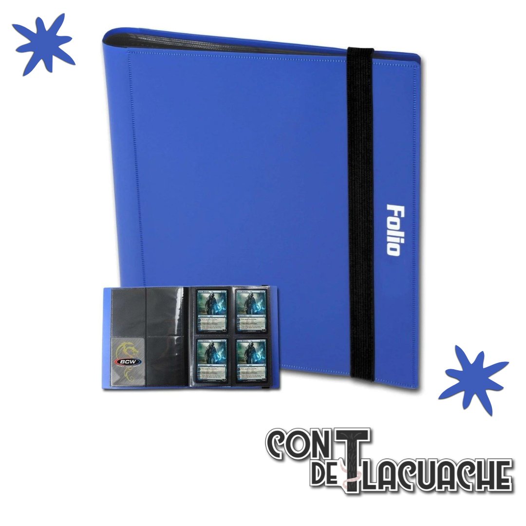 Binder 4 pocket Pro - Folio Blue | BCW - Con T de Tlacuache - Con T de Tlacuache