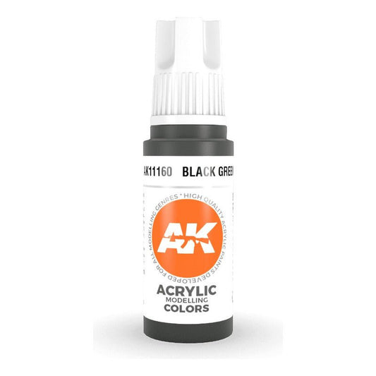 Black Green 17Ml | Ak Interactive - Con T de Tlacuache - AK Interactive