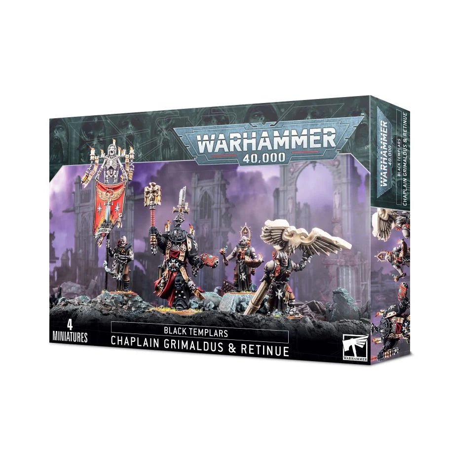 Black Templars Grimaldus & Retinue | Games Workshop - Con T de Tlacuache - Games Workshop