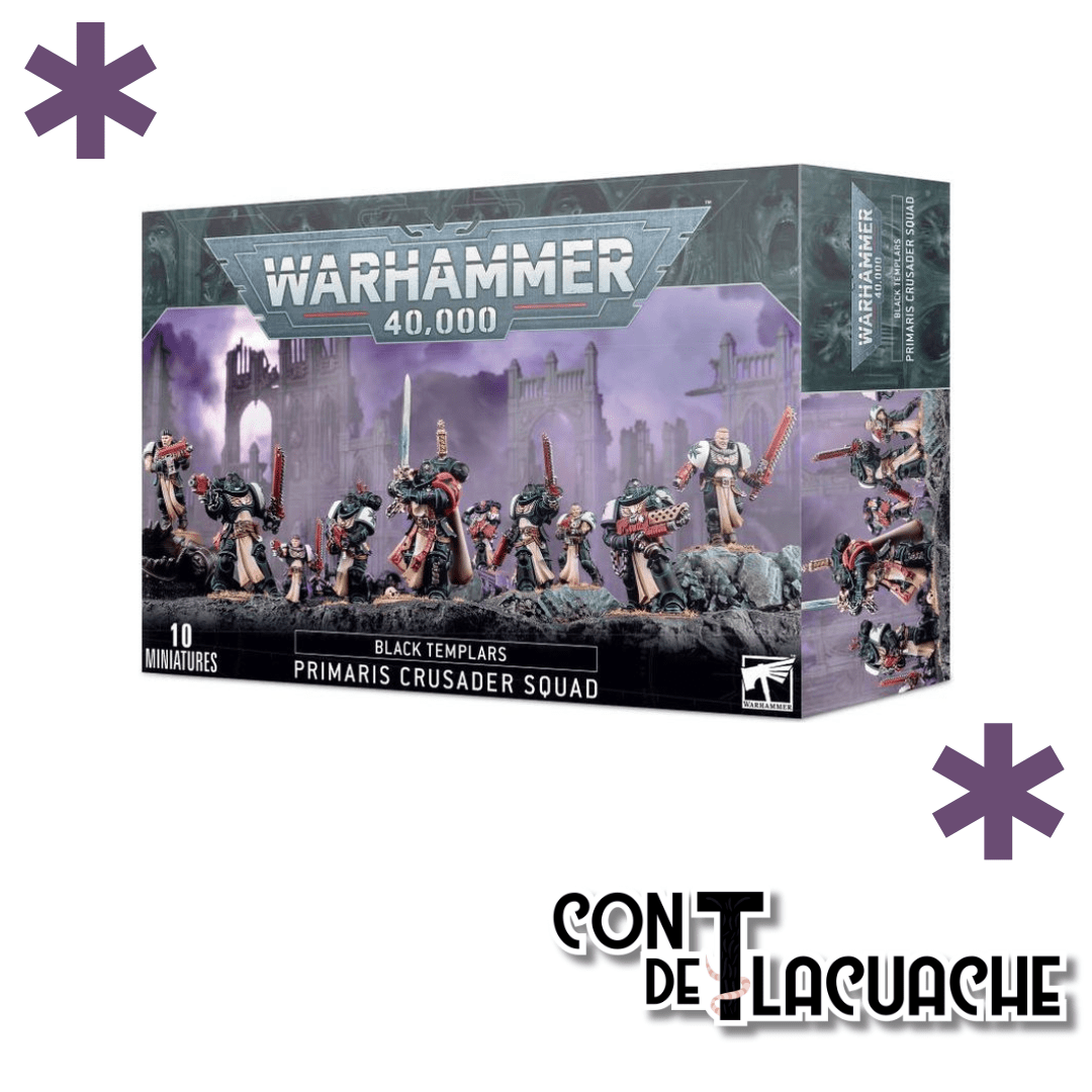 Black Templars Primaris Crusader Squad | Games Workshop - Con T de Tlacuache - Games Workshop