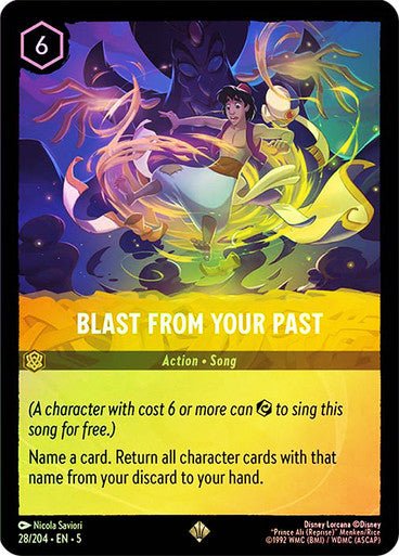 Blast From Your Past (Cold Foil ) - Con T de Tlacuache - Ravensburger