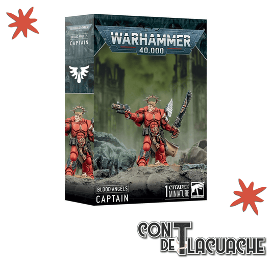 Blood Angels: Captain | Games Workshop - Con T de Tlacuache - Games Workshop