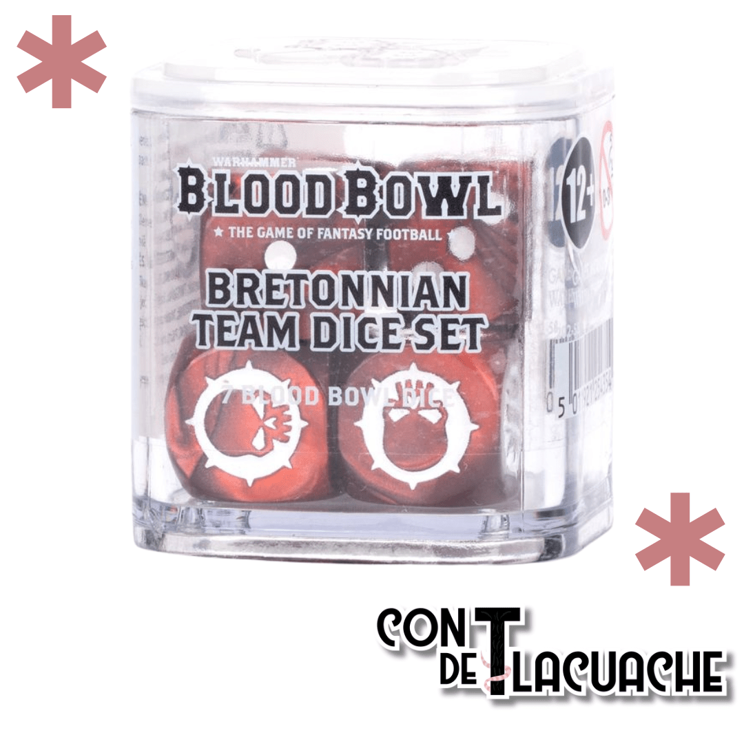 Blood Bowl Bretonnian Team Dice Set | Games Workshop - Con T de Tlacuache - Games Workshop