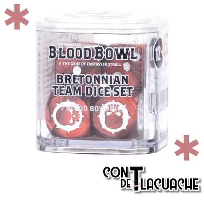 Blood Bowl Bretonnian Team Dice Set | Games Workshop - Con T de Tlacuache - Games Workshop