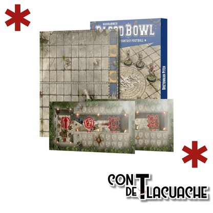 Blood Bowl Bretonnian Team Pitch & Dugouts | Games Workshop - Con T de Tlacuache - Games Workshop