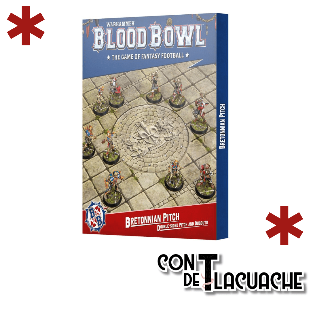 Blood Bowl Bretonnian Team Pitch & Dugouts | Games Workshop - Con T de Tlacuache - Games Workshop