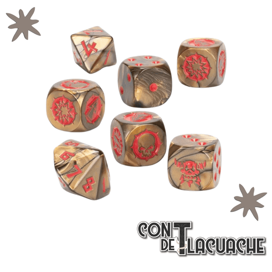 Blood Bowl: Chaos Dwarf Team Dice | Games Workshop - Con T de Tlacuache - Games Workshop
