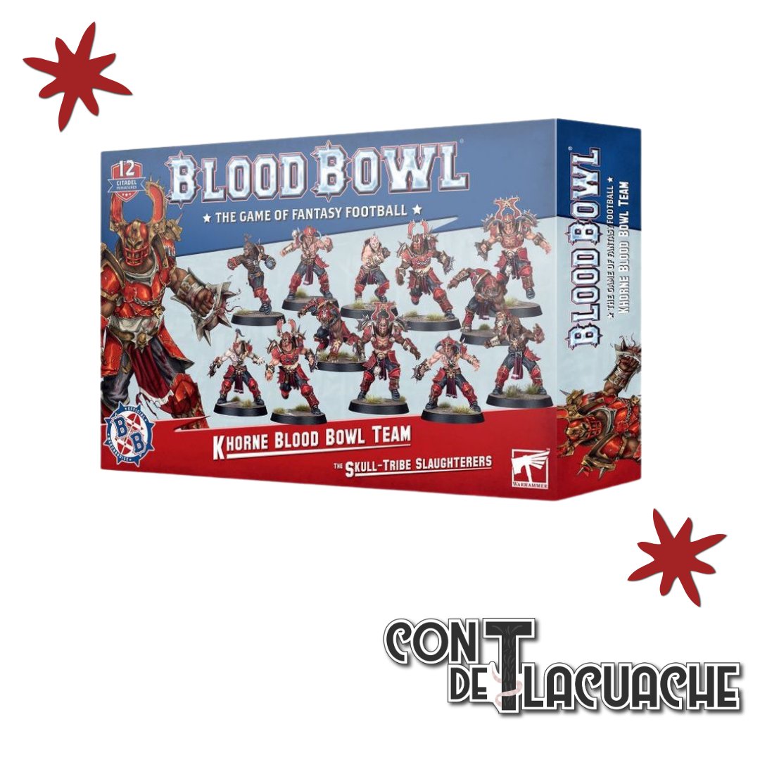 Blood Bowl: Khorne Team | Games Workshop - Con T de Tlacuache - Games Workshop