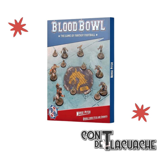 Blood Bowl Norse Pitch and Dugouts | Games Workshop - Con T de Tlacuache - Con T de Tlacuache