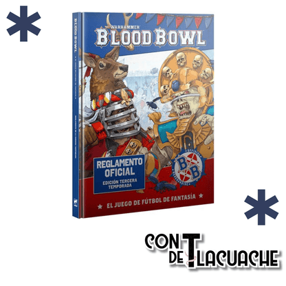 Blood Bowl Official Rulebook (3° Edicion) | Games Workshop - Con T de Tlacuache - Games Workshop