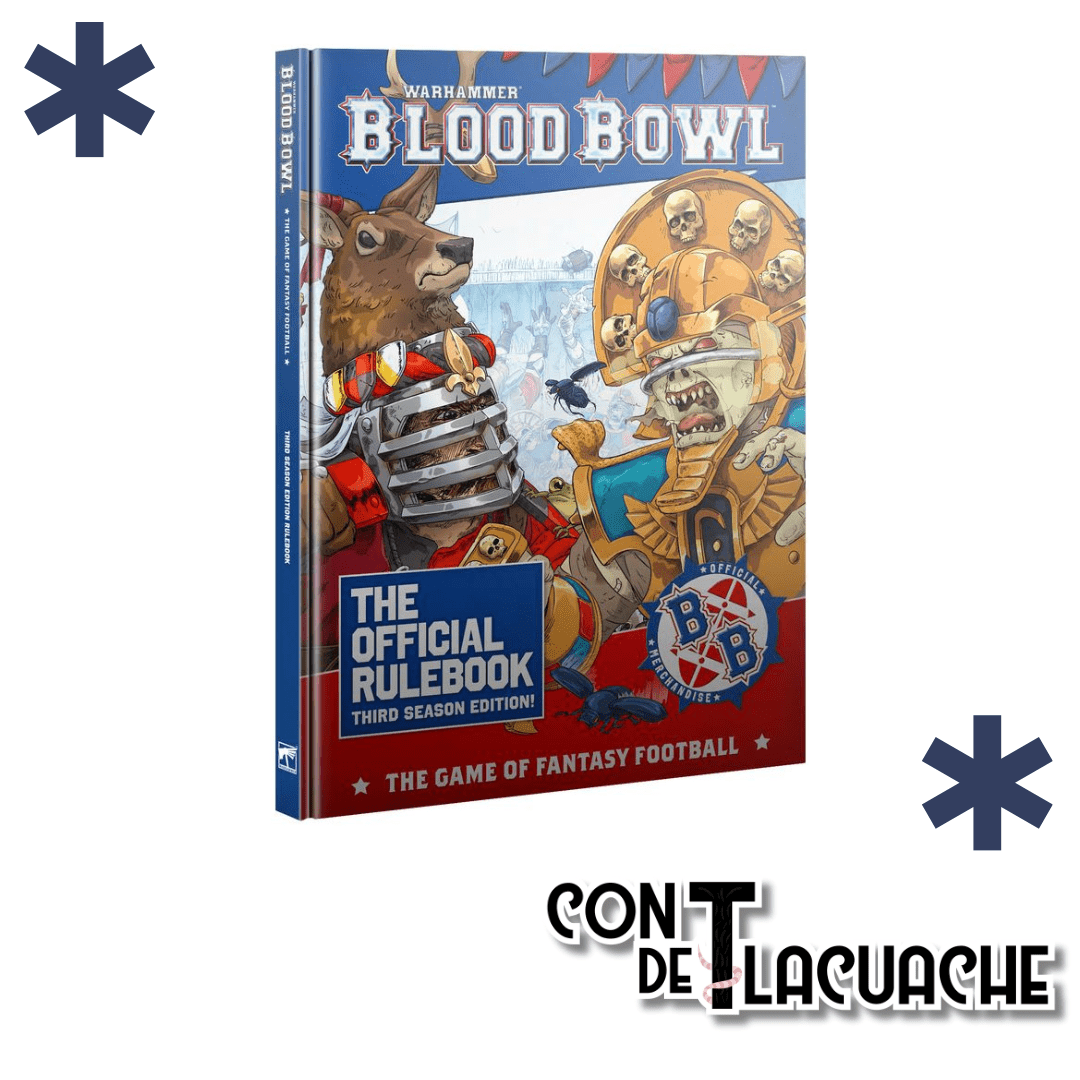 Blood Bowl Official Rulebook (3° Edicion) | Games Workshop - Con T de Tlacuache - Games Workshop