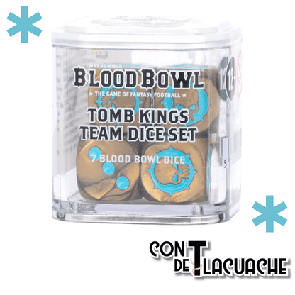 Blood Bowl Tomb Kings Team Dice Set | Games Workshop - Con T de Tlacuache - Games Workshop