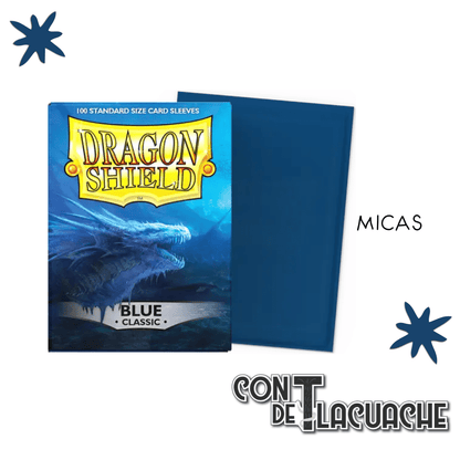 Blue Classic Standard 100pz | Dragon Shield - Con T de Tlacuache - Dragonshield