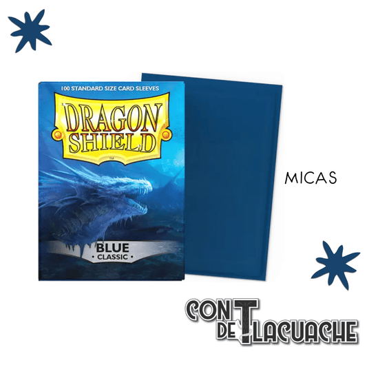 Blue Classic Standard 100pz | Dragon Shield - Con T de Tlacuache - Dragonshield