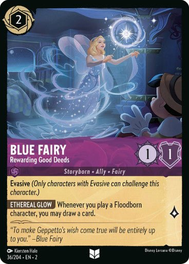 Blue Fairy - Rewarding Good Deeds (Non - foil) - Con T de Tlacuache - Ravensburger