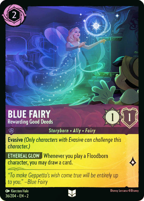 Blue Fairy - Rewarding Good Deeds (Cold foil)