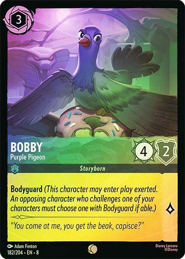 Bobby - Purple Pigeon (Cold Foil) - Con T de Tlacuache - Ravensburger
