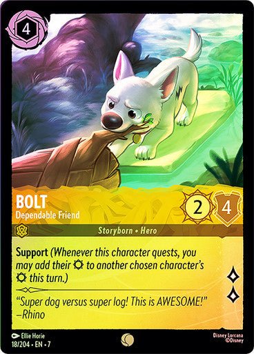 Bolt - Dependable Friend (Cold Foil) - Con T de Tlacuache - Ravensburger